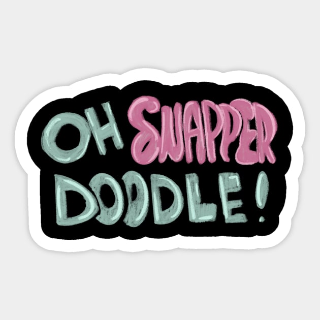 Oh Snapper Doodle Sticker by Stephanie 's Store 5